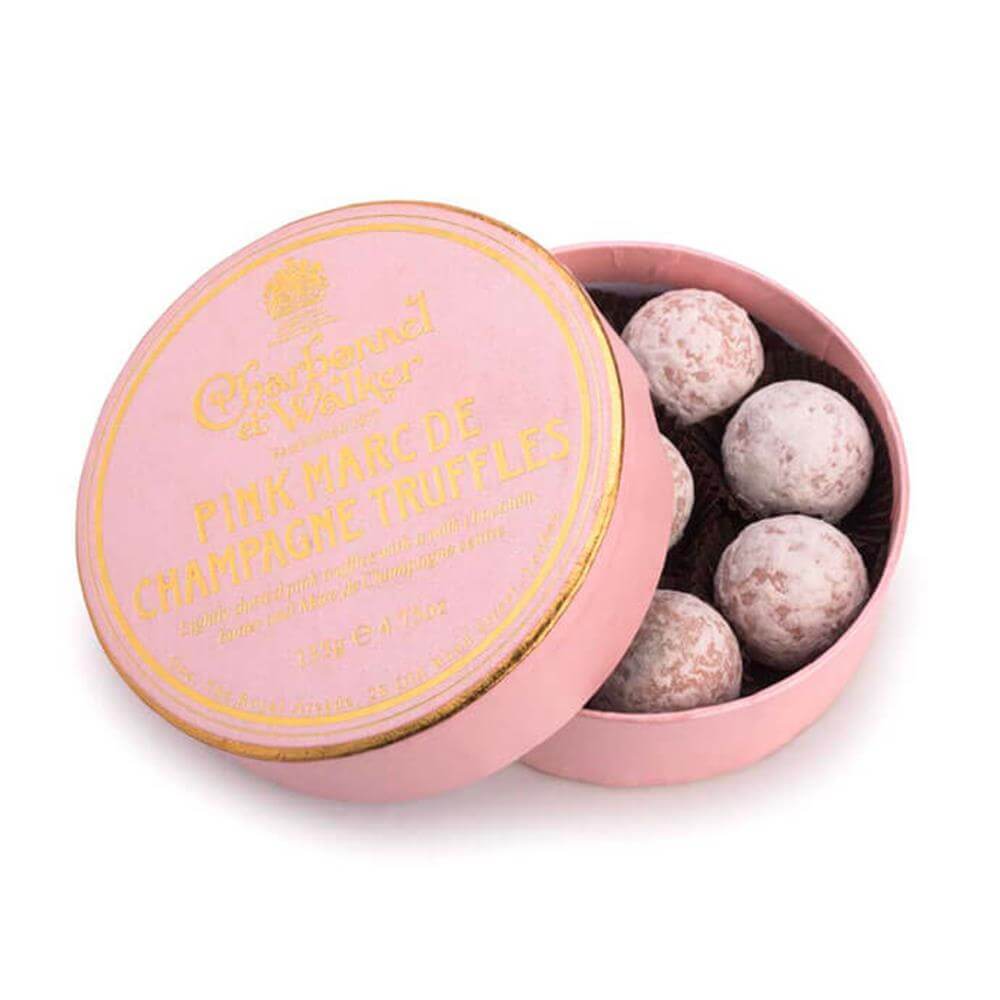 Charbonnel et Walker Pink Marc de Champagne Chocolate Truffles 135g